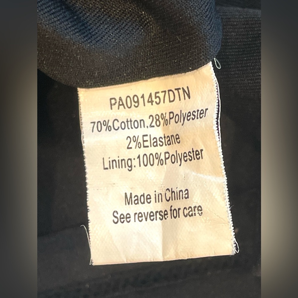 Parker Short Sleeve Midi Dress, accent piping, b/w Pattern, SzS, EUC - Picture 11 of 12